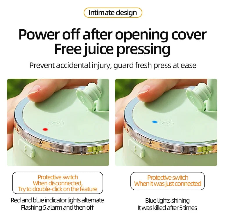 Wireless Portable Juicing Bucket Electric 800ml