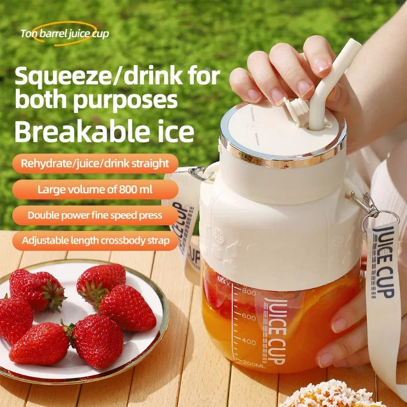 Wireless Portable Juicing Bucket Electric 800ml