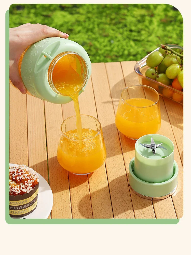 Wireless Portable Juicing Bucket Electric 800ml