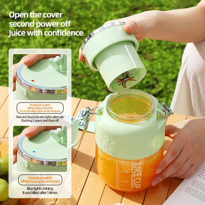 Wireless Portable Juicing Bucket Electric 800ml