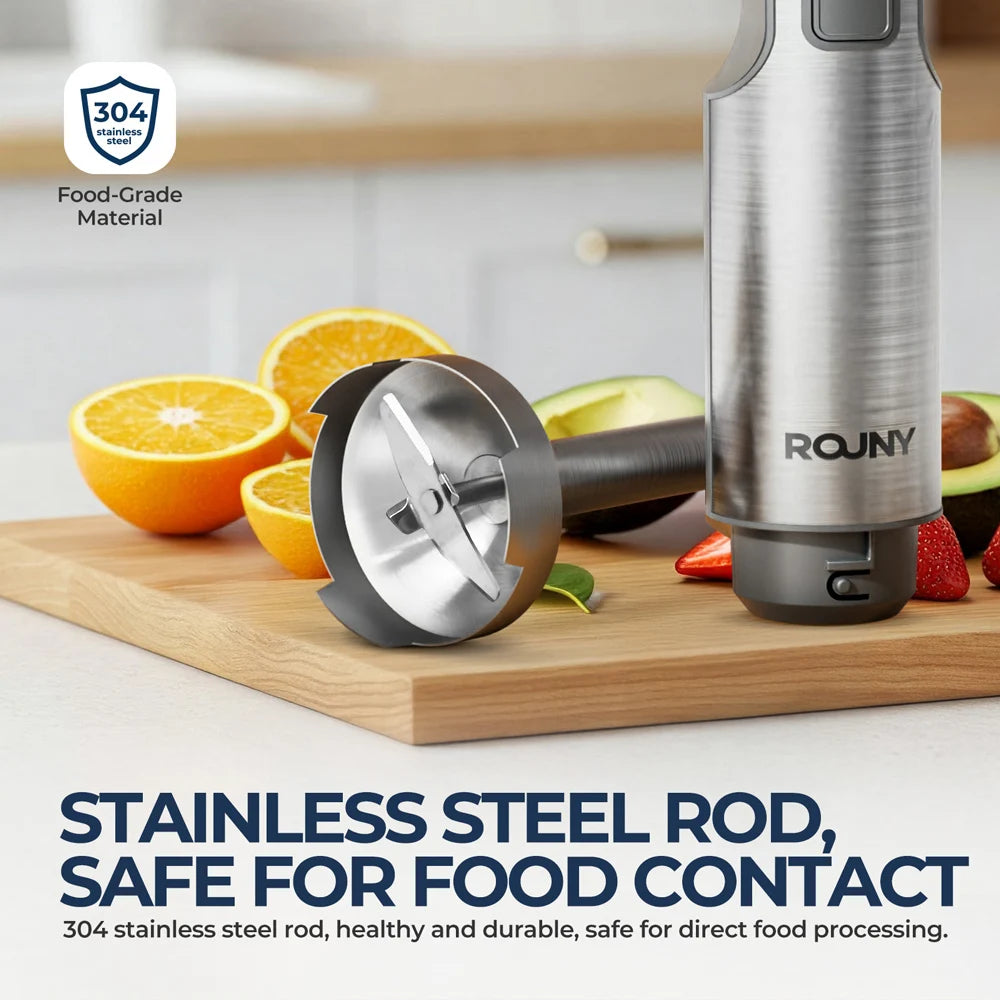 Hand Immersion Blender 1000W Powerful 4-in-1