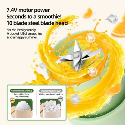 Wireless Portable Juicing Bucket Electric 800ml