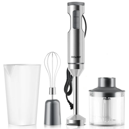 Hand Immersion Blender 1000W Powerful 4-in-1