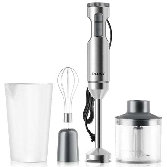Hand Immersion Blender 1000W Powerful 4-in-1