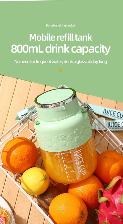 Wireless Portable Juicing Bucket Electric 800ml