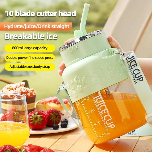 Wireless Portable Juicing Bucket Electric 800ml