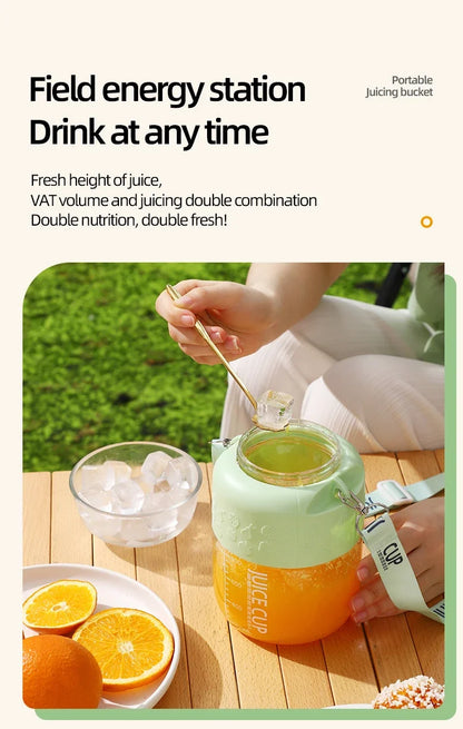 Wireless Portable Juicing Bucket Electric 800ml