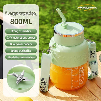 Wireless Portable Juicing Bucket Electric 800ml