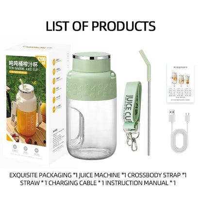 Wireless Portable Juicing Bucket Electric 800ml