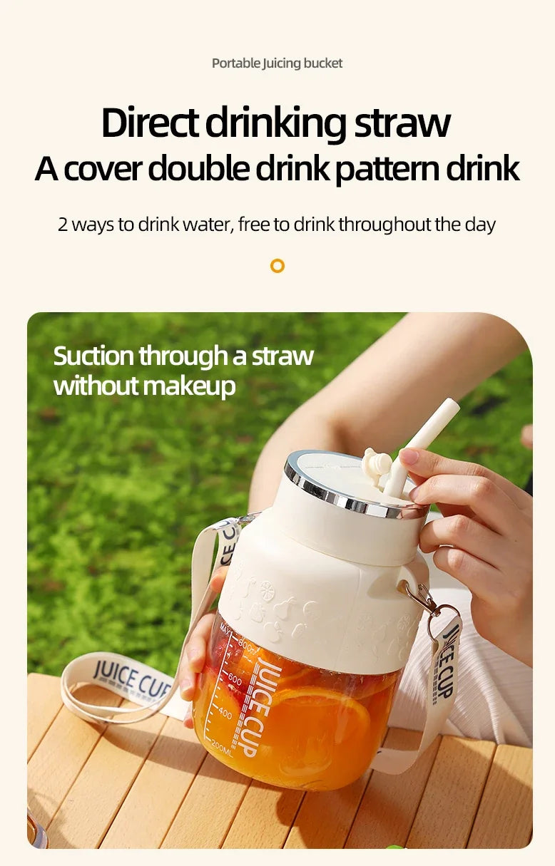 Wireless Portable Juicing Bucket Electric 800ml