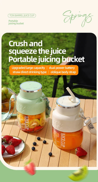 Wireless Portable Juicing Bucket Electric 800ml